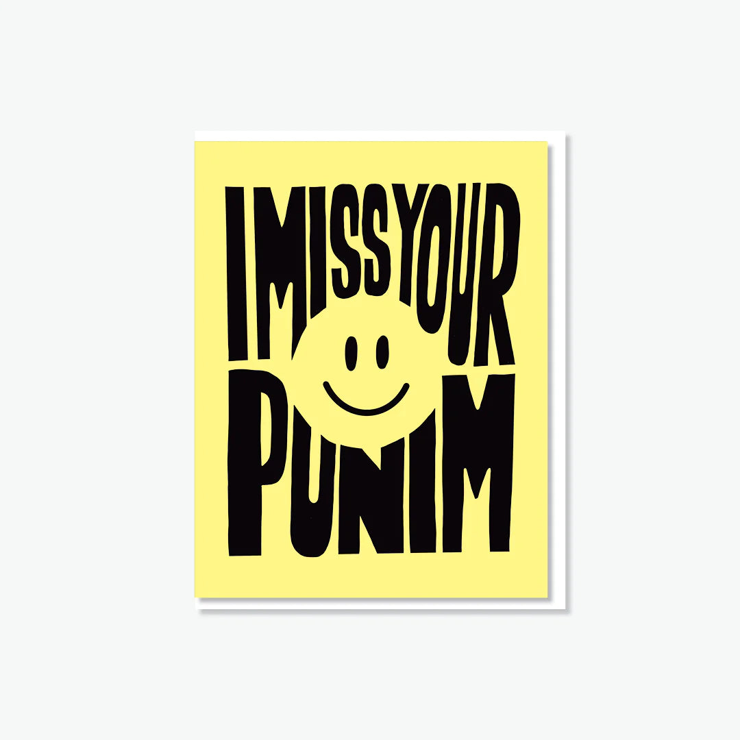 I Miss Your Punim