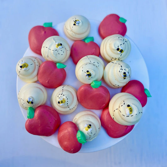Apple and Beehive Meringue Cookies (GF/DF)