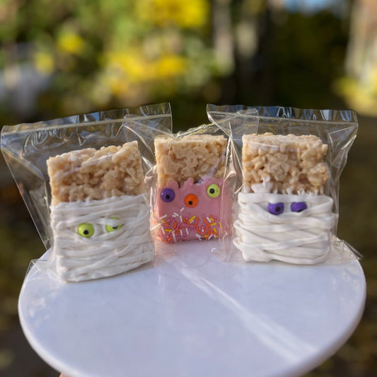 Spooky Rice Krispie Squares