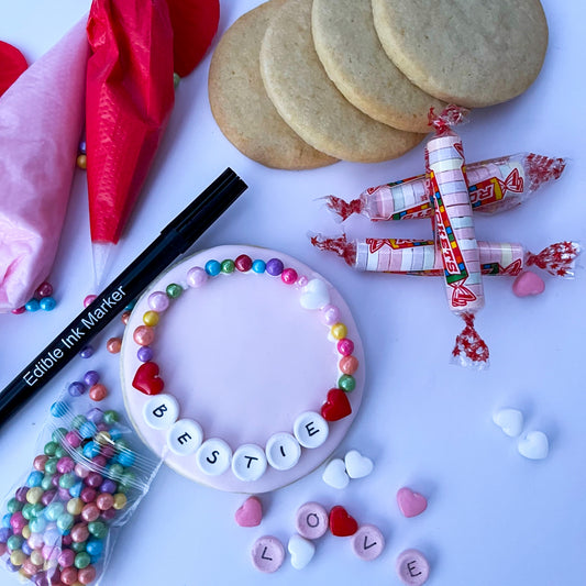 DIY Friendship Bracelet Cookie Kit (4 Cookies)